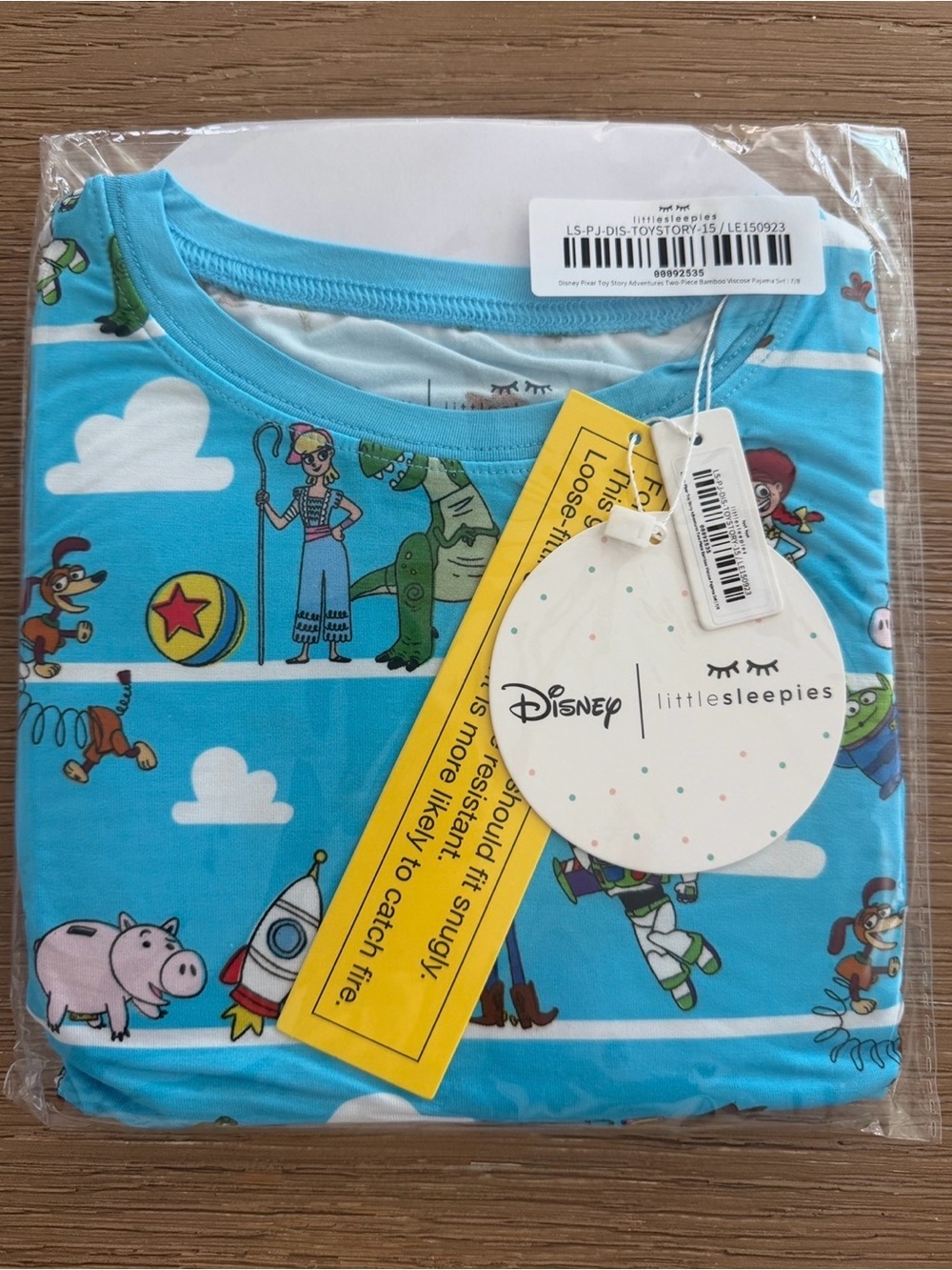 Little Sleepies Disney Pixar Toy Story Adventures 7/8 NWT
